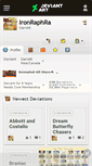 Mobile Screenshot of ironraphra.deviantart.com