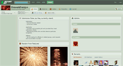 Desktop Screenshot of fireworkfrenzy.deviantart.com