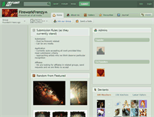 Tablet Screenshot of fireworkfrenzy.deviantart.com