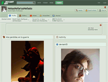 Tablet Screenshot of nekasnefariusnefasto.deviantart.com