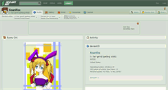 Desktop Screenshot of koanifox.deviantart.com