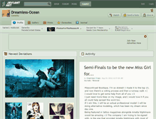 Tablet Screenshot of dreamless-ocean.deviantart.com