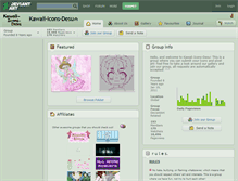 Tablet Screenshot of kawaii-icons-desu.deviantart.com