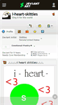 Mobile Screenshot of i-heart-skittles.deviantart.com