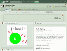 Tablet Screenshot of i-heart-skittles.deviantart.com