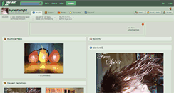 Desktop Screenshot of kyriestarlight.deviantart.com