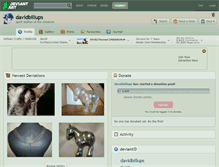 Tablet Screenshot of davidbillups.deviantart.com