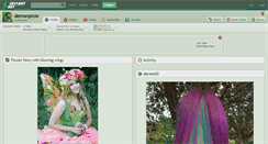 Desktop Screenshot of demonpixie.deviantart.com