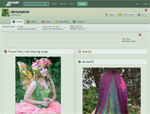 Tablet Screenshot of demonpixie.deviantart.com