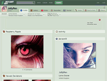 Tablet Screenshot of jollypen.deviantart.com