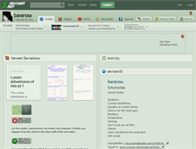 Tablet Screenshot of bararosa.deviantart.com
