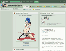 Tablet Screenshot of espada-cluboffical.deviantart.com