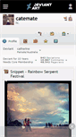 Mobile Screenshot of catemate.deviantart.com