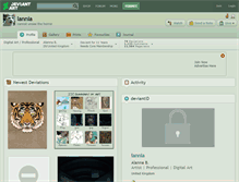 Tablet Screenshot of lannia.deviantart.com