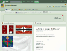 Tablet Screenshot of emperor-norton-i.deviantart.com