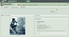 Desktop Screenshot of deathscythevii.deviantart.com