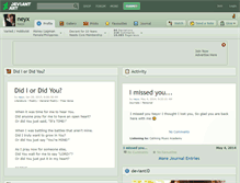 Tablet Screenshot of neyx.deviantart.com