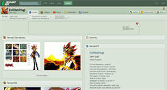 Desktop Screenshot of evilyamiyugi.deviantart.com