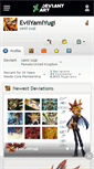 Mobile Screenshot of evilyamiyugi.deviantart.com