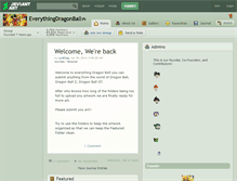 Tablet Screenshot of everythingdragonball.deviantart.com
