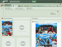 Tablet Screenshot of harkovast.deviantart.com