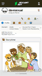 Mobile Screenshot of davesexual.deviantart.com