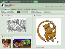 Tablet Screenshot of chronosfx.deviantart.com