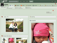 Tablet Screenshot of prinzu.deviantart.com