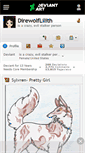 Mobile Screenshot of direwolflilith.deviantart.com