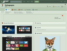 Tablet Screenshot of flothegangsta.deviantart.com