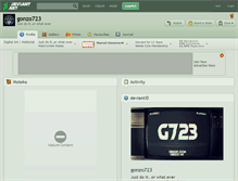 Tablet Screenshot of gonzo723.deviantart.com