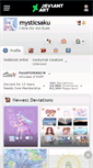 Mobile Screenshot of mysticsaku.deviantart.com
