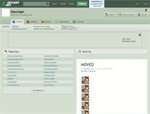 Tablet Screenshot of donckan.deviantart.com