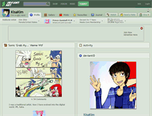 Tablet Screenshot of kisakim.deviantart.com