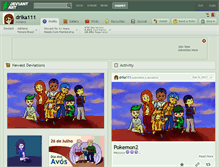 Tablet Screenshot of drika111.deviantart.com