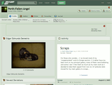 Tablet Screenshot of perth-fallen-angel.deviantart.com