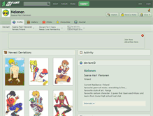 Tablet Screenshot of nelonen.deviantart.com