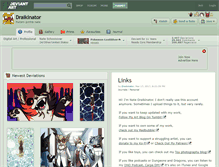 Tablet Screenshot of draikinator.deviantart.com