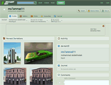 Tablet Screenshot of mo7ammad11.deviantart.com