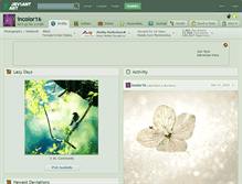 Tablet Screenshot of incolor16.deviantart.com