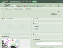 Tablet Screenshot of elitegirl.deviantart.com