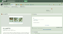 Desktop Screenshot of drippingblood.deviantart.com