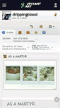 Mobile Screenshot of drippingblood.deviantart.com