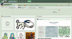 Desktop Screenshot of darkbullet777.deviantart.com
