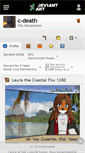 Mobile Screenshot of c-death.deviantart.com