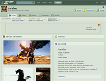 Tablet Screenshot of isarailee.deviantart.com