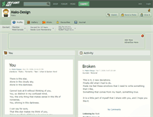 Tablet Screenshot of maks-design.deviantart.com