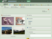 Tablet Screenshot of bedia-e.deviantart.com