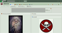 Desktop Screenshot of caberwood.deviantart.com