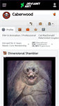 Mobile Screenshot of caberwood.deviantart.com